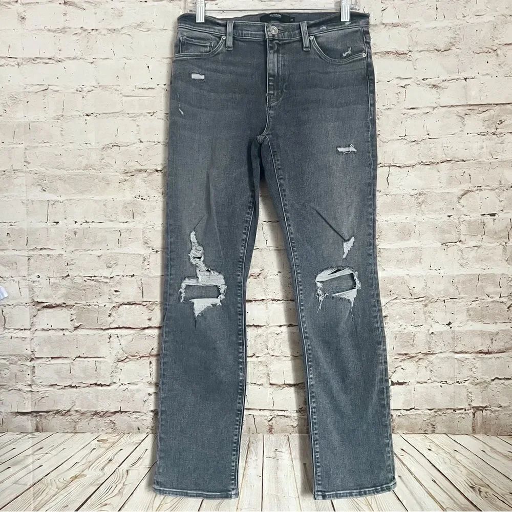 Hudson Nico Straight leg jeans distressed